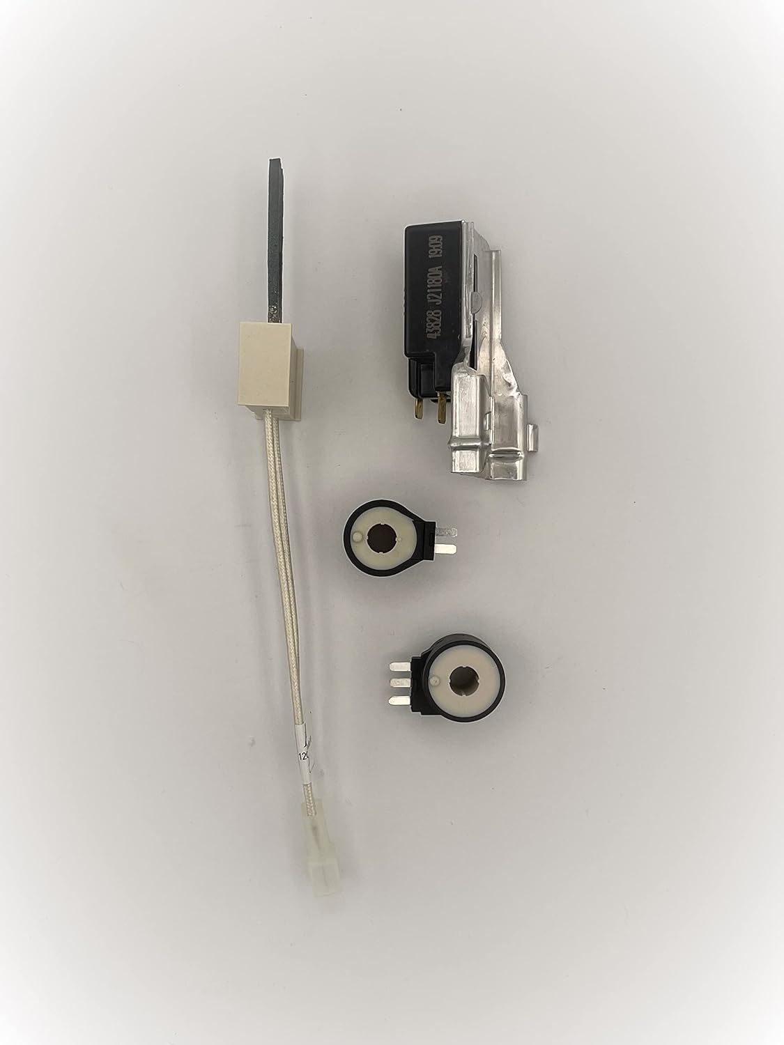 Edgewater Parts Gas Valve Coils and Flame Sensor Kit Compatible with Whirlpool, Kenmore, Maytag, Frigidaire 338906 279834 GAS DRYER HEAT SENSOR Model# (MDG, SDG, LDG, LGR, MDE, LG5)
