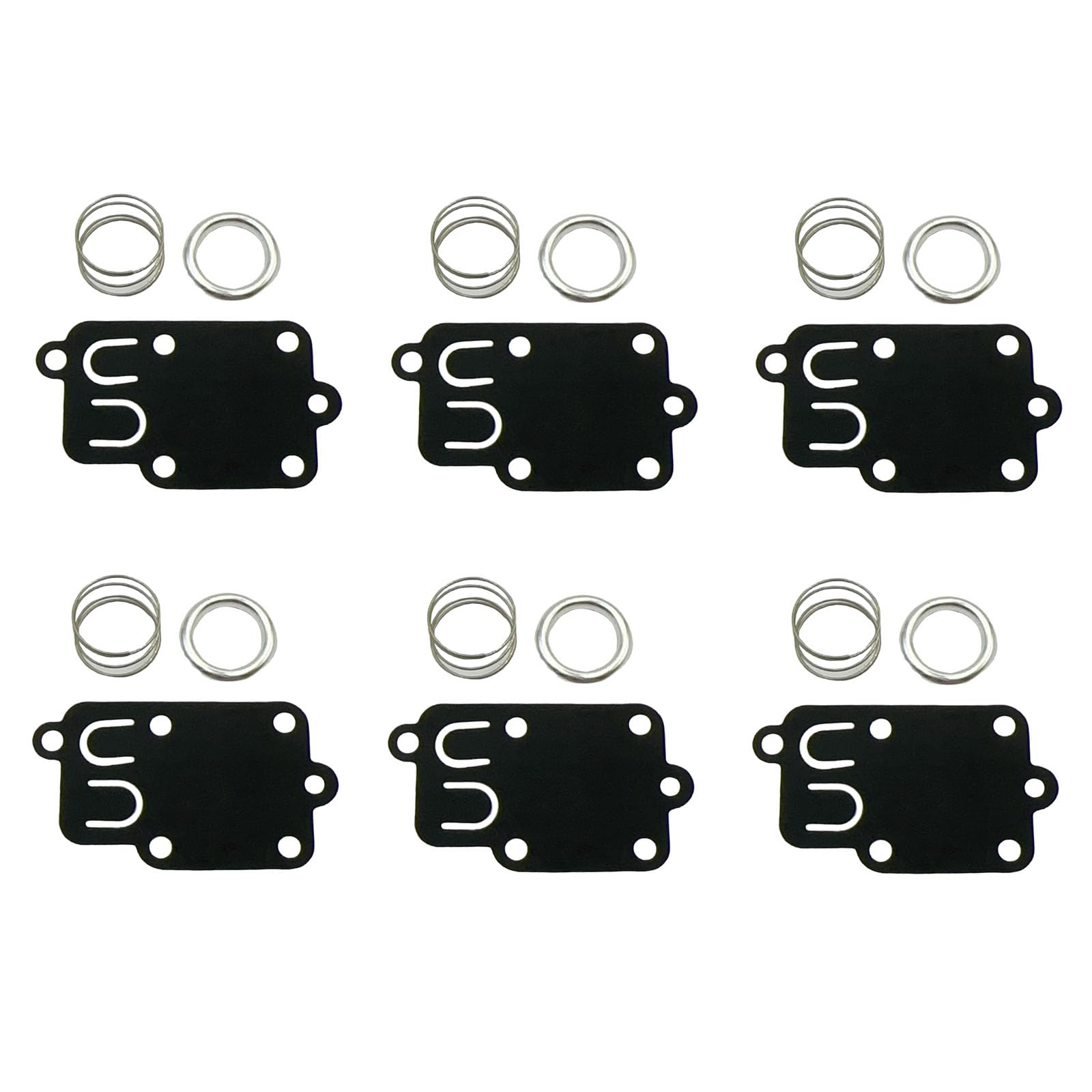 Ulifebet 6 Set Carburetor Diaphragm Gasket kit Compatible with Briggs & Stratton 2hp Thru 5hp Engines 270026 272538 272538S 272637 4157 4168 5021