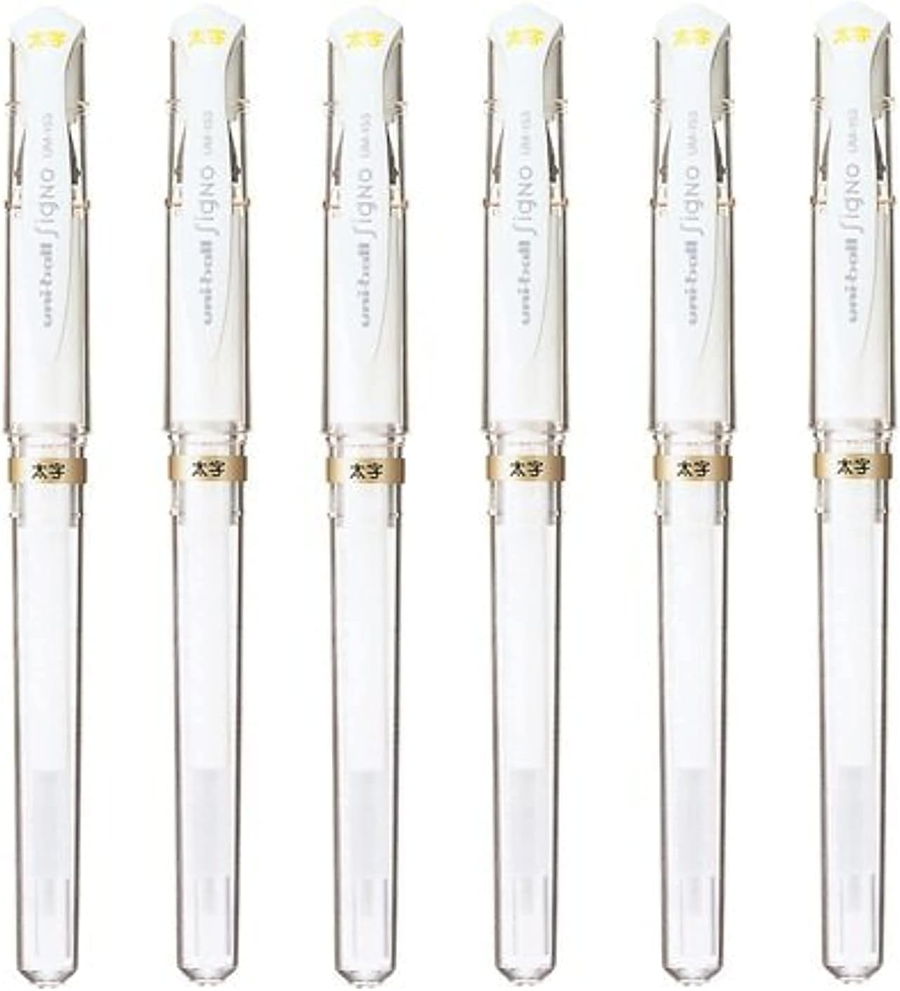 Uni-Ball Signo Broad Gel Impact Pen White Ink, Kuwait Ubuy