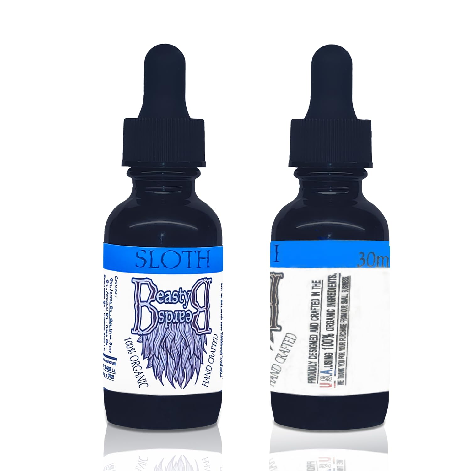 Beasty Beards - Organic Beard Oil - 1floz/30ml - SLOTH