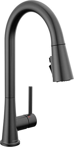 Miniatura 1 de Peerless P7947LF-BL Precept Pull-Down, 1.5 GPM Caudal, Negro mate