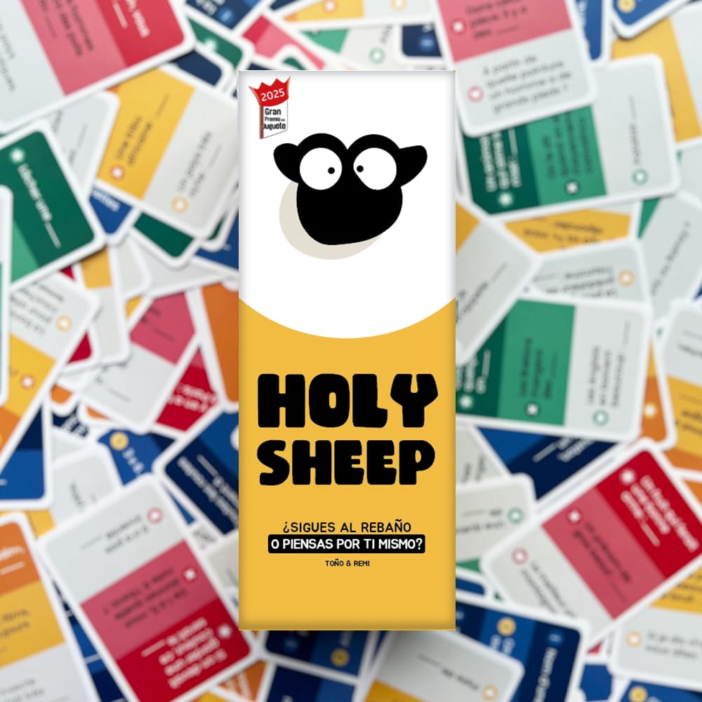 Lote de QuickStop + Holy Sheep - Juegos de Mesa para Familia y Amigos - Divertido, Rápido y Original - Gran Premio del Juguete 2024 y 2025 - Regalo Navidad