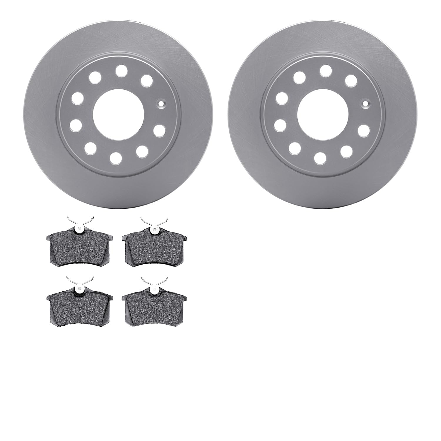 Dynamic Friction Company Rear Geospec Brake Rotors with 5000