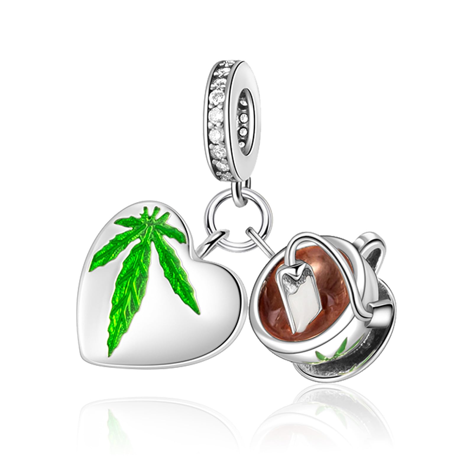 Charms for Pandora Bracelets 925 Sterling Silver Heart Charms for Bracelets Charms Original Charm for Women Silver Bracelet Charms