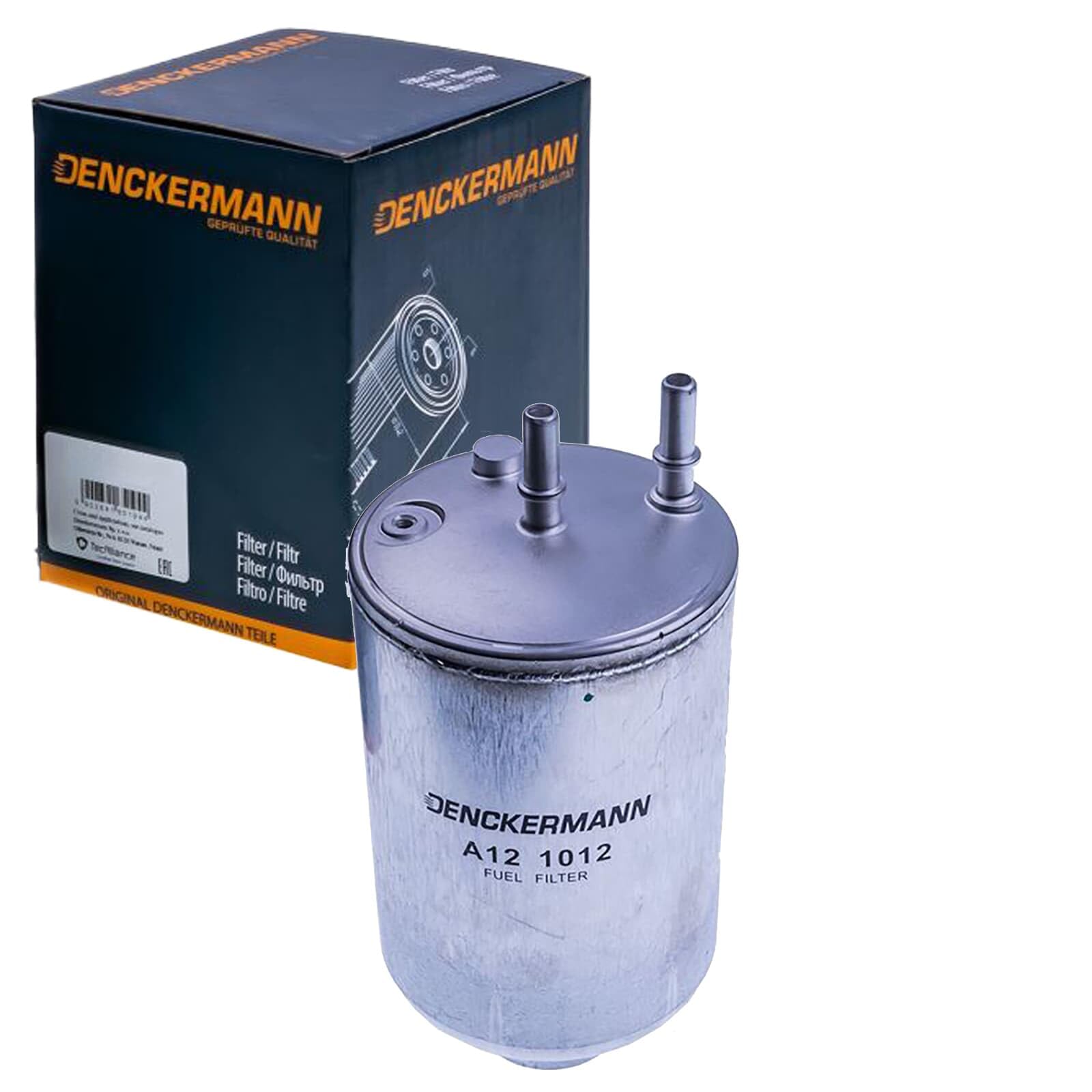 DENCKERMANN Filtro de combustible A121012 | Compatible con Crafter Bus (SYI, SYJ), Crafter Kasten (SY_, SX_), Crafter Pritsche/Chasis (SZ_), Grand California Camper (S