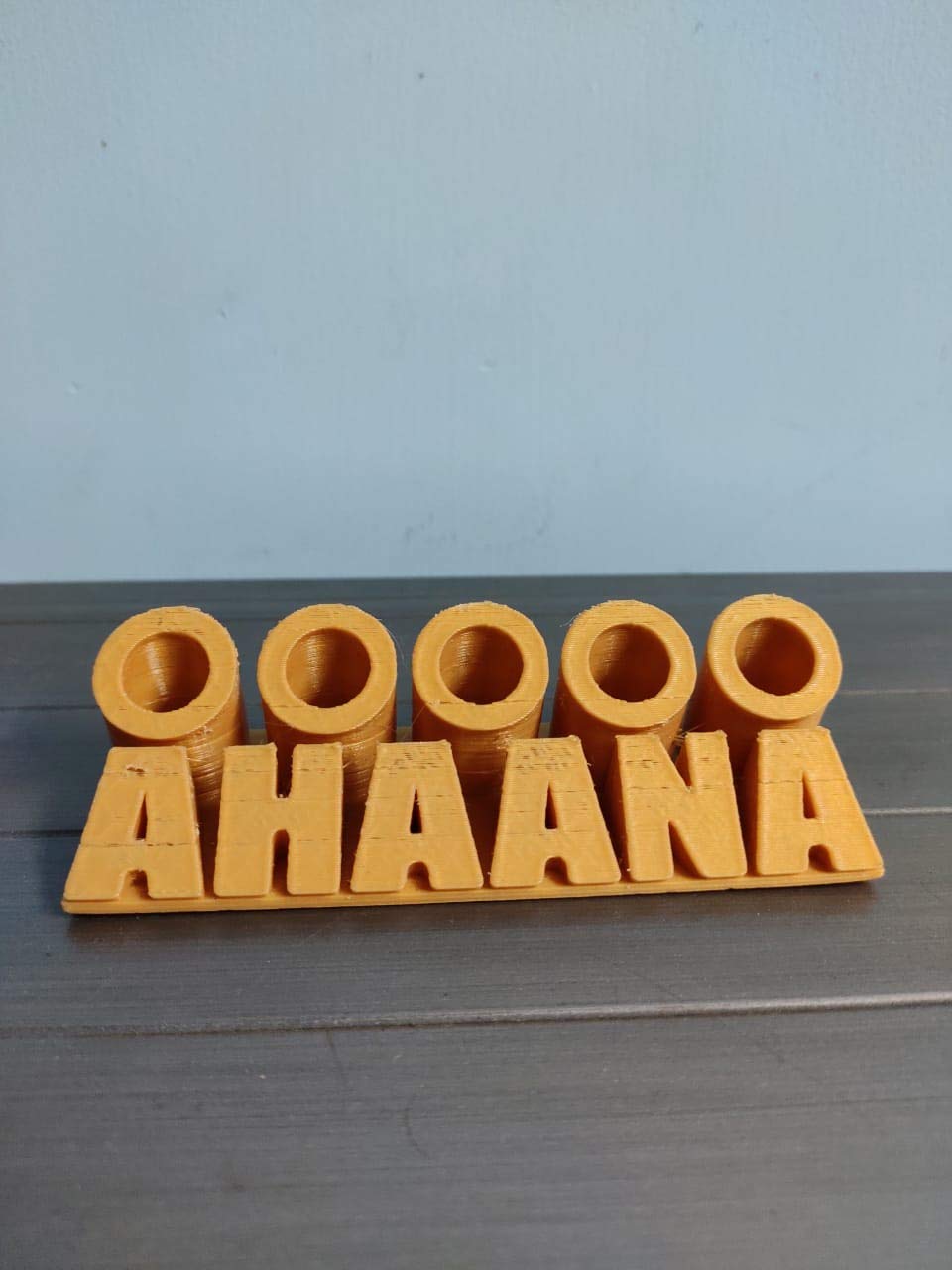 Nutek 3D Printed Name Pen Stand Personalized Customised Gift 11cm-Pack of 1