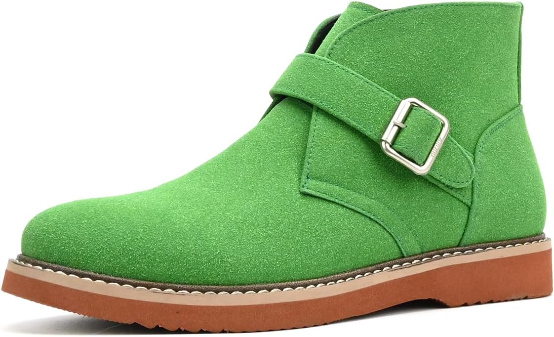 Men's Chukka Boots Casual Hiking Boot for men with Fashion Buckles