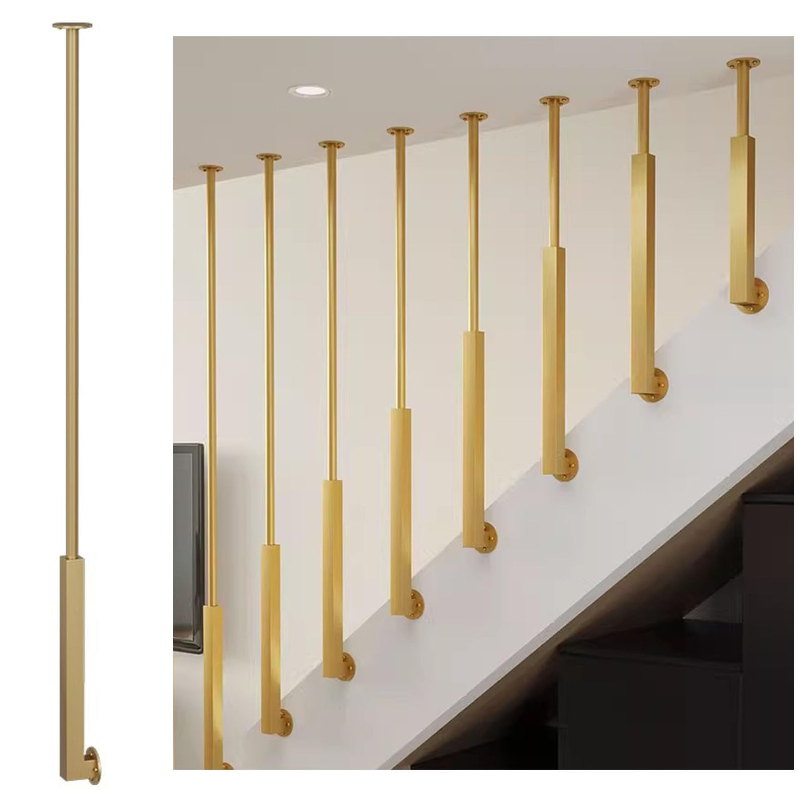 Rampe d'escalier Oracra réglable en hauteur montage latéral