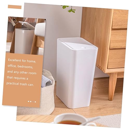 Miniatura 5 de Cubo de basura cuadrado Contenedor de basura pequeño Contenedor de basura estrecho Contenedor de basura Contenedor de basura de cocina, papelera de