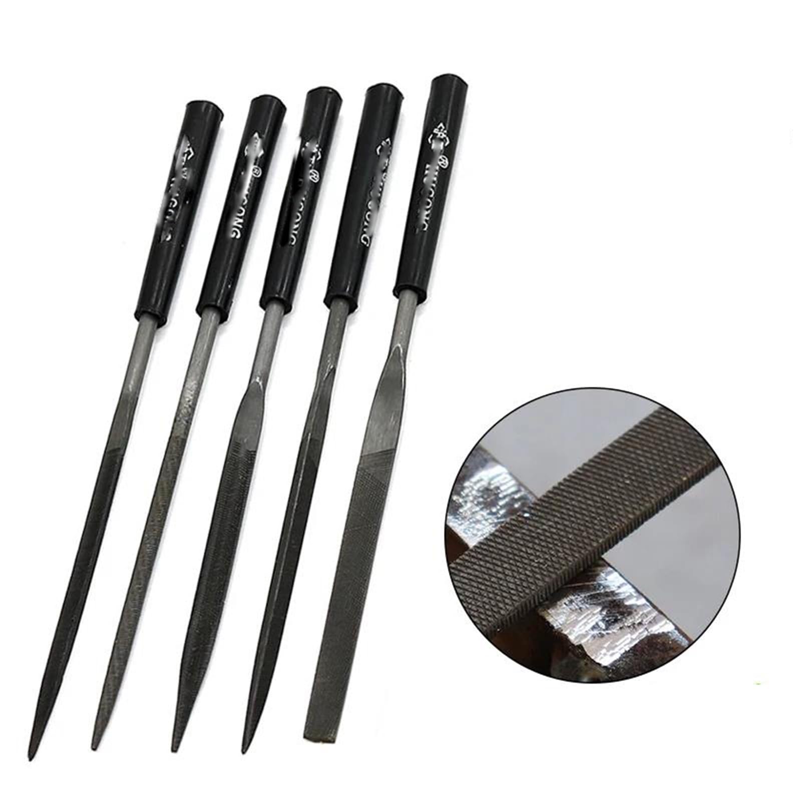 10 częściowy Zestaw Pilników Do Nakrętek Gitarowych Narzędzie Naprawy 150 * 240 * 30mm Tuner Gitary