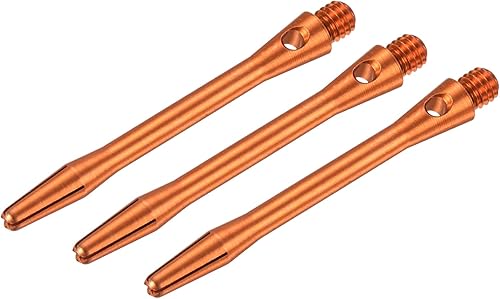 PATIKIL Ejes de dardos, Medio 2BA Hilo de Aluminio Dardos Tallos de Dardos Accesorios de Lanzamiento de Montaje para Punta de Acero