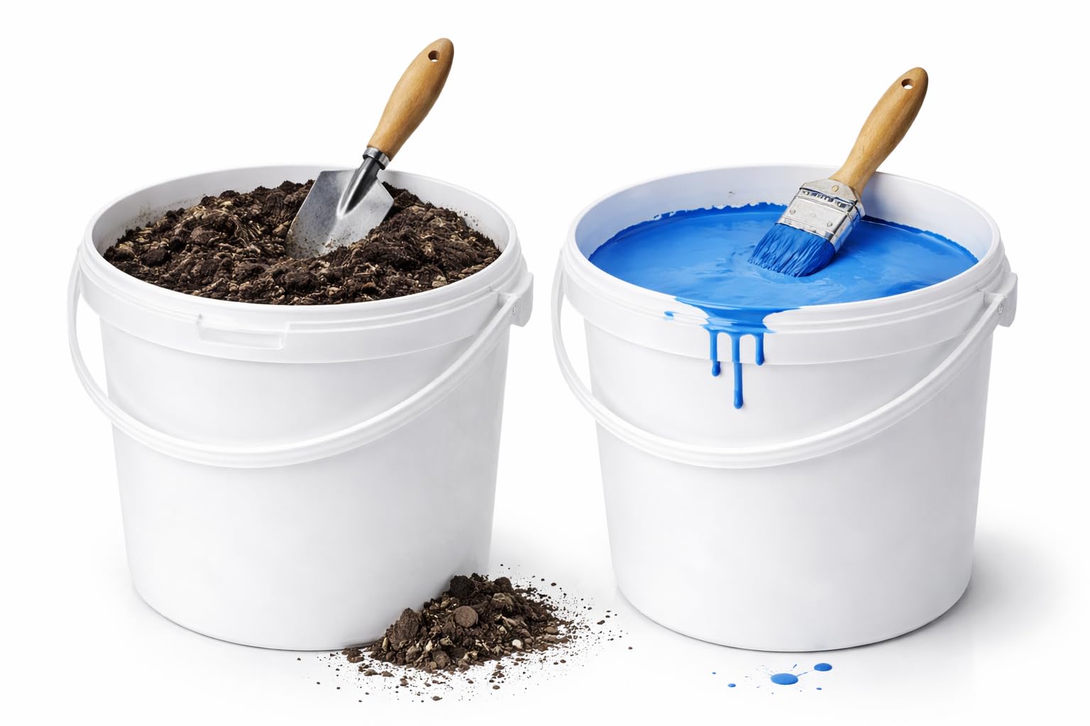 Lot de 10 Seaux en Plastique 3 L avec Couvercle et Anse – Étanches, Robustes et réutilisables – Idéal Stockage Alimentaire, Bricolage, Jardin