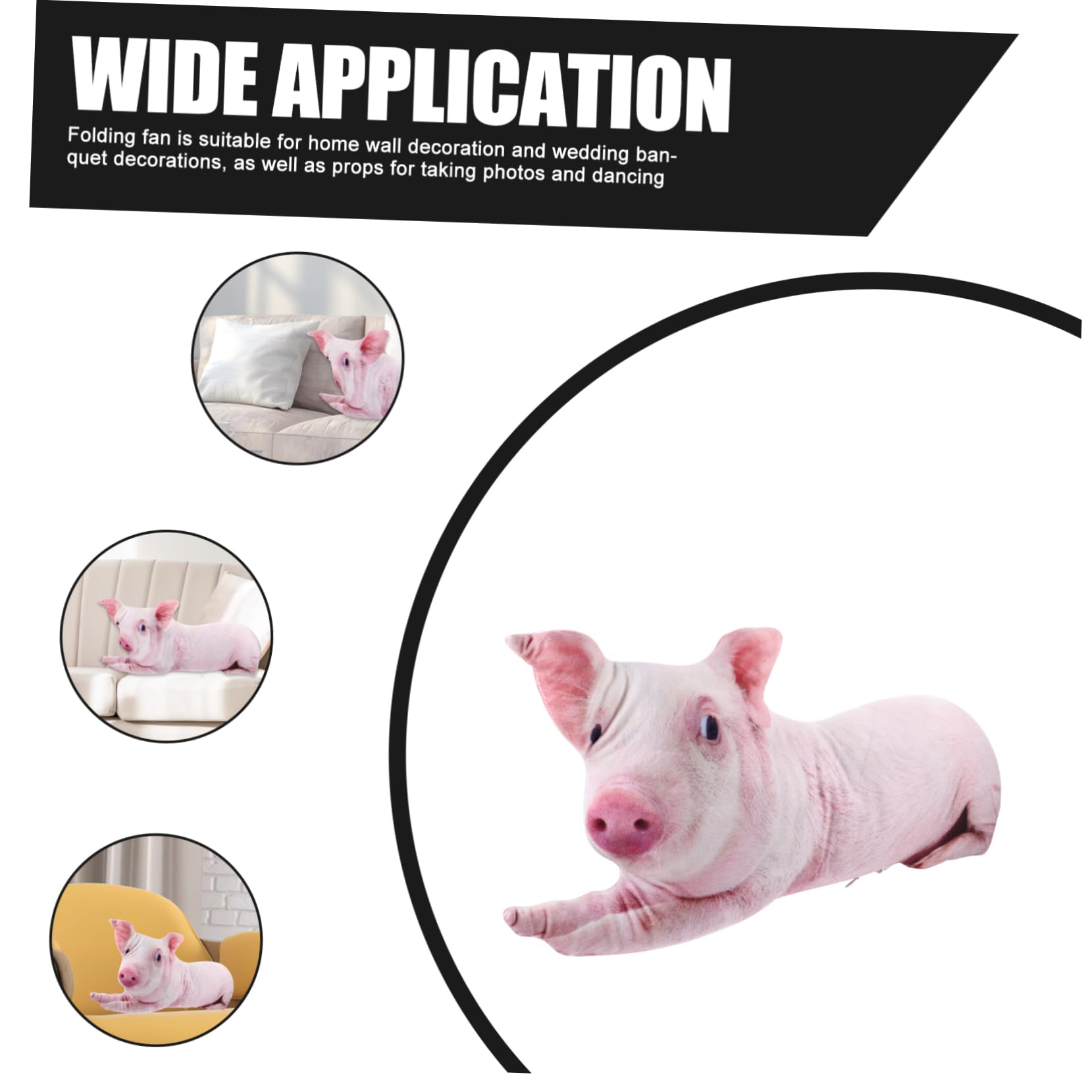 Coussin Pied De Cochon 50 Cm – Oreiller Peluche En Coton PP, Réaliste, Amusant, Déco Canapé, Chambre