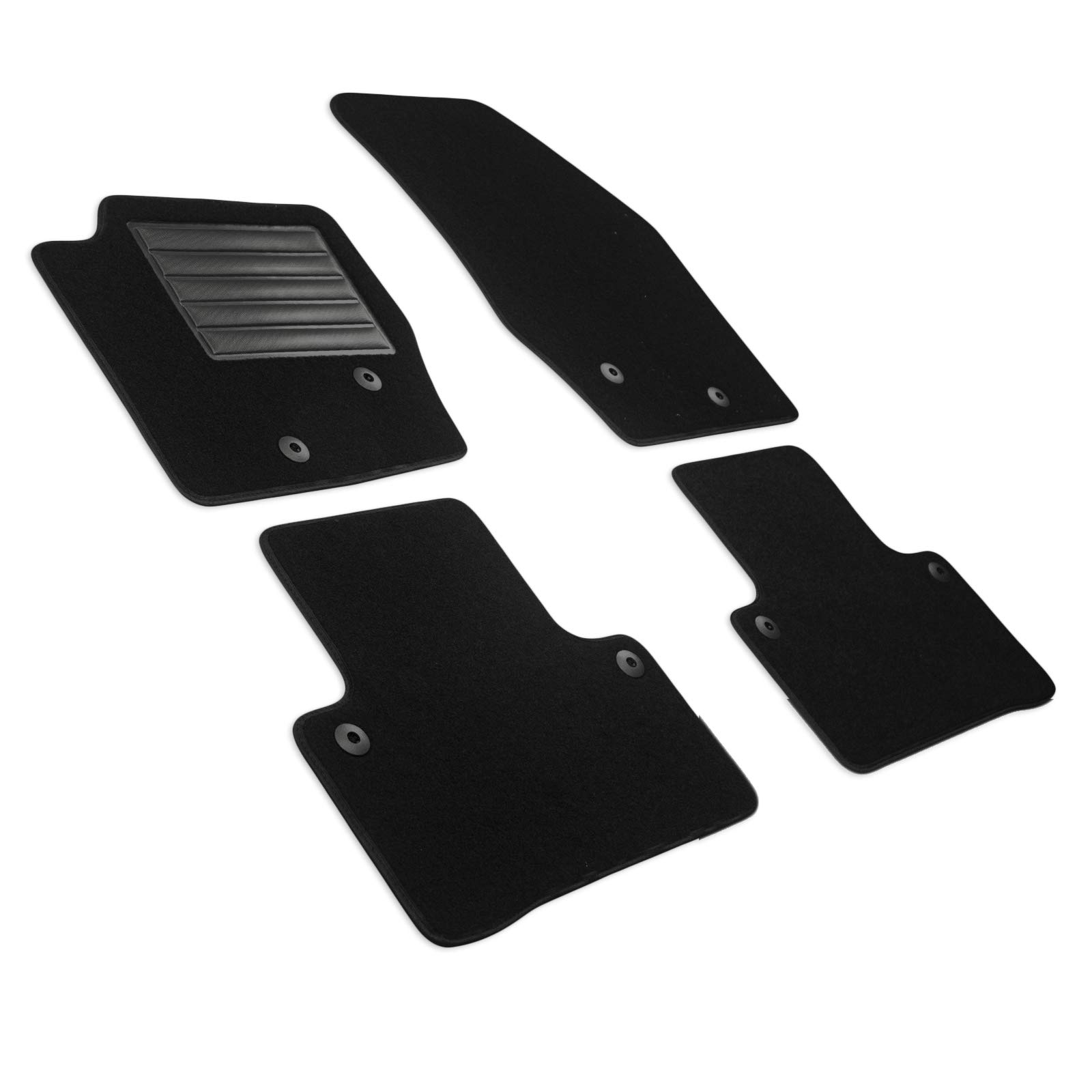 MDM SP-3877 Floor Mats Velour Car Mat Suitable for Volvo XC90 I 5 Seats 2002>2015