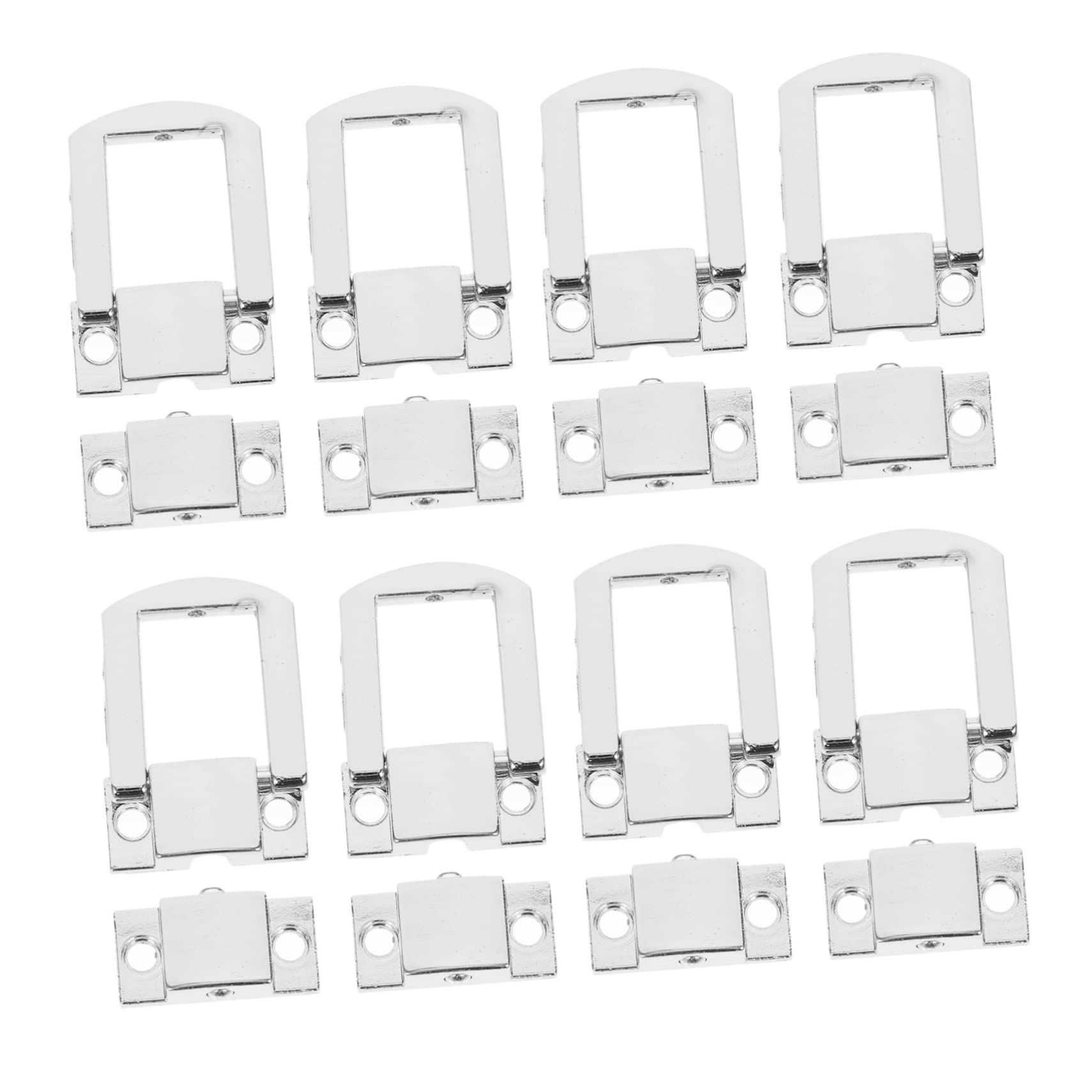HOLIDYOYO 10pcs Zinc Alloy Hasp Lock Latch Buckle for Jewelry Boxes Suitcase Trunk