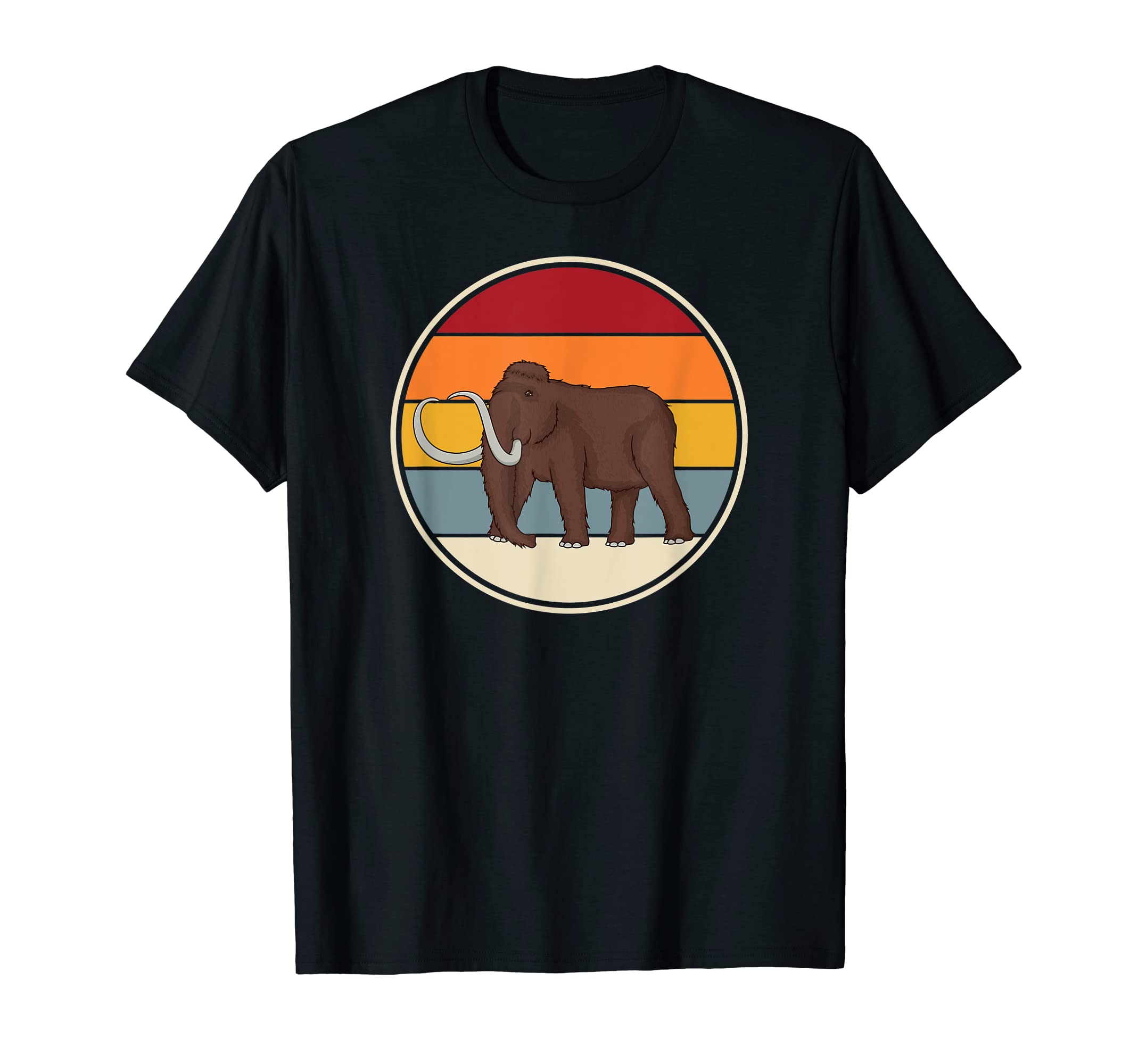 Mammoth Big Ice Woolly Elephant Museum Mammuthus Mastodon T-Shirt