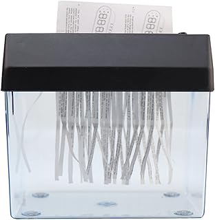 Triturador de papel USB, mini cortador de papel elétrico A6, triturador elétrico, triturador de bateria de mesa, corte de tira de papel, escritório, escola, casa, para papel, contas, recibos