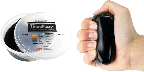 Miniatura 10 de CanDo TheraPutty - Masilla de ejercicio de mano estándar para rehabilitación, ejercicios, terapia de manos, terapia ocupacional, fortalecimiento de