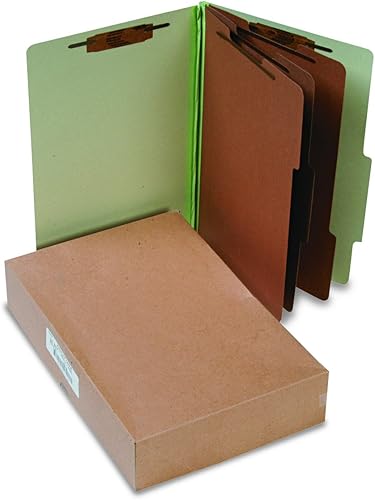 Vista 18 de ACCO 16036 ACCO - Carpeta de clasificación de 25 puntos, Lgl, 6 secciones, rojo tierra, 10/Bx Rojo Earth