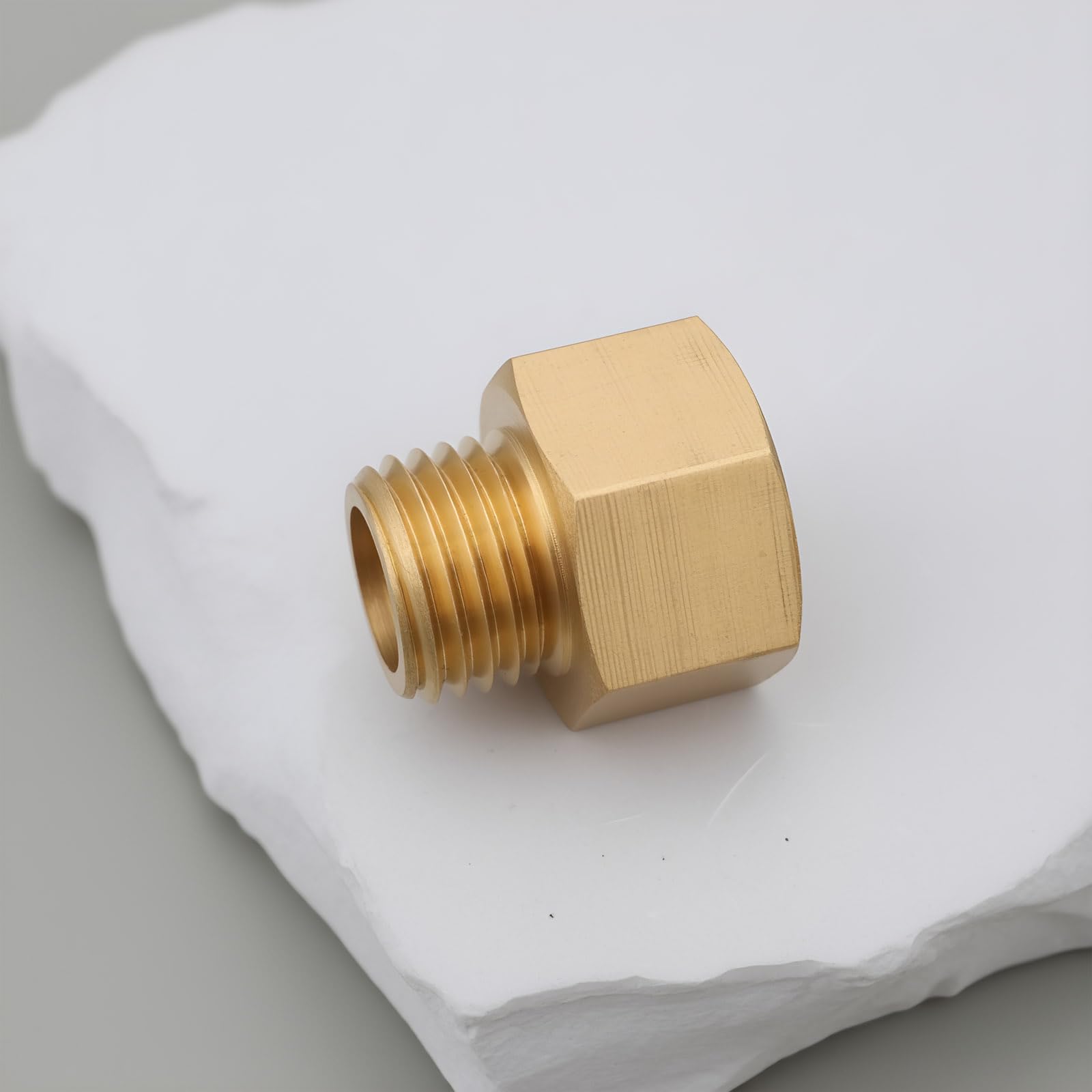 2 STÜCKE M16 X 1,5 Buchse auf M14 X 1,5 Stecker Messing Reduzieradapter für Hydraulische Pneumatische