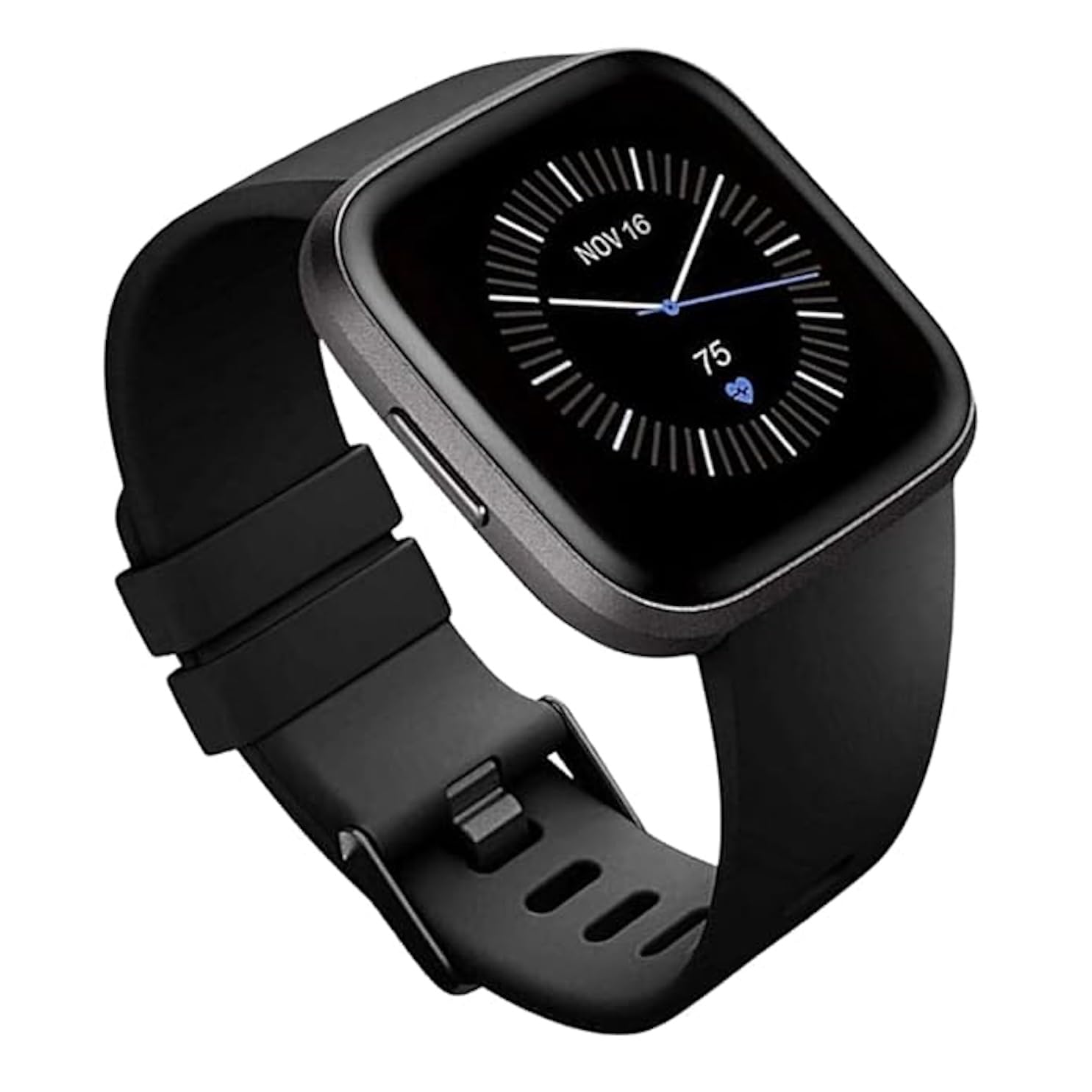 YODI Soft Silicone Classic Strap Band For Fitbit Versa/Versa 2/ Versa Lite Small & Large Size, Replcement Watch Straps Compatible With Fit-bit Special Edition/Lite Edition/Versa SE For Men Women