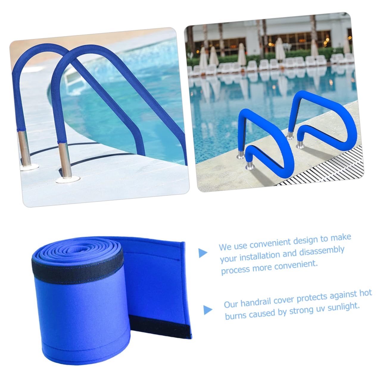 ibasenice Agarraderas Antideslizantes Para Piscinas Pasamanos Cubierta Para Pasamanos De Piscina Seguridad Para as Cubierta Para De a Suministros Para as