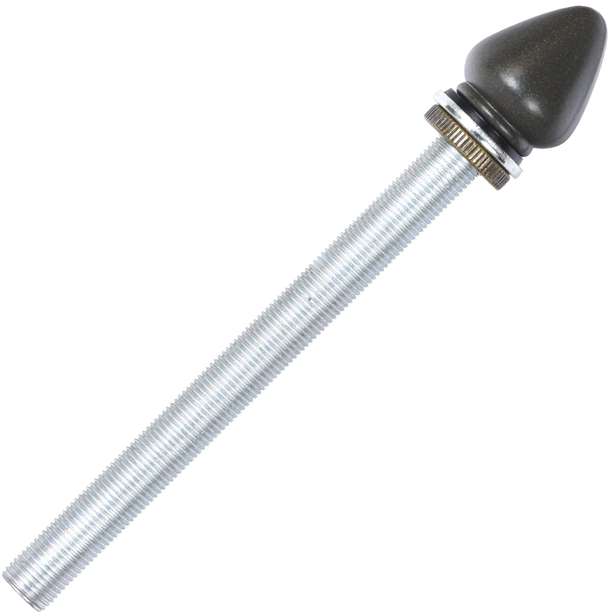 Bieye SS032 Lampshade Support with Finial for Tiffany Style Stained Glass Floor Lamp Table Lamp (G3/8 125mm All Thread)