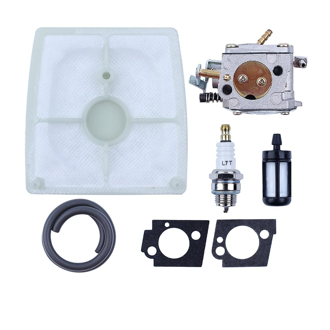 Filtro y línea de Aire y Combustible for carburador de Gasolina 041 041, Piezas for Motosierra y Herramientas de jardinería