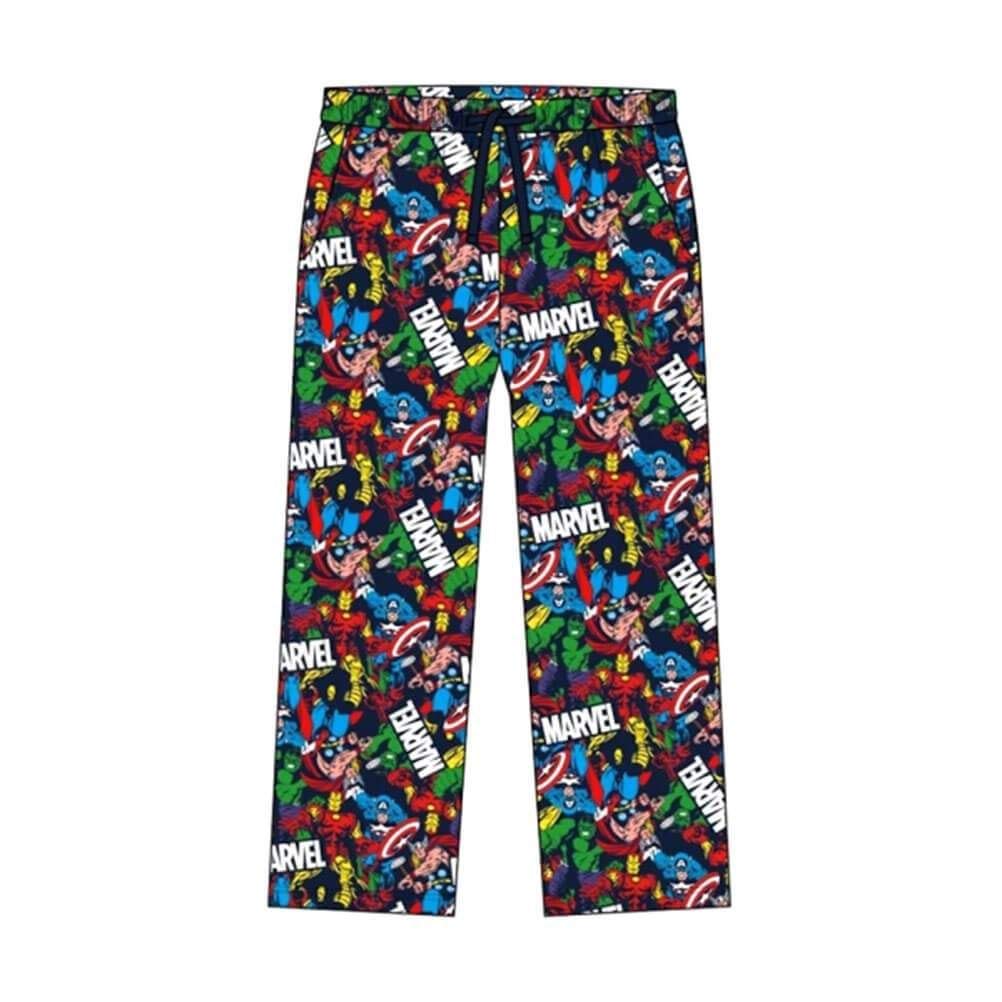Marvel Mens Lounge Pants Pyjama Bottoms 