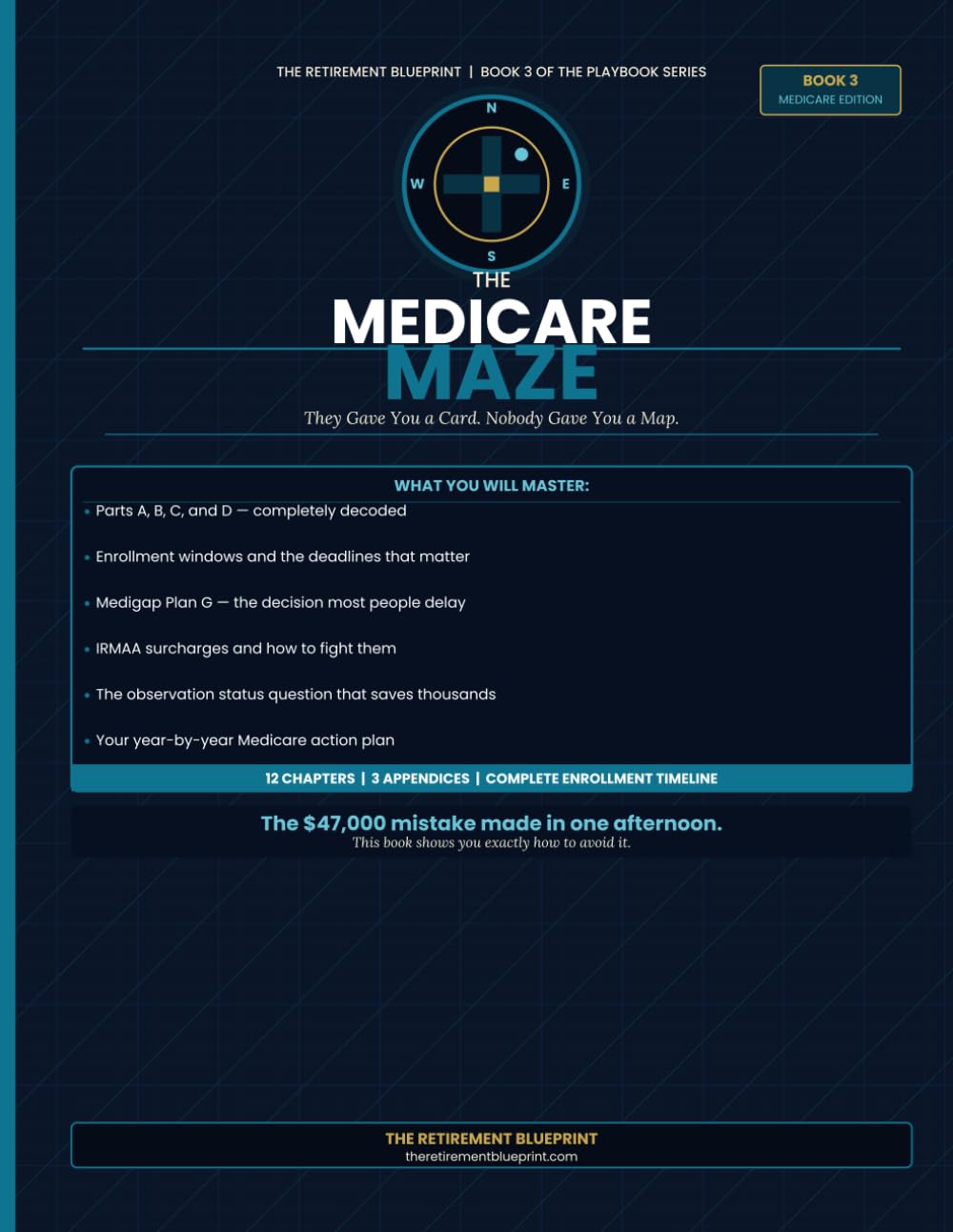 The Medicare Maze: A Plain-English Guide to Parts A, B, C, and D — Enrollment Rules, IRMAA Surcharges, and Every Decision That Determines Your ... for Life (The Retirement Blueprint Series)