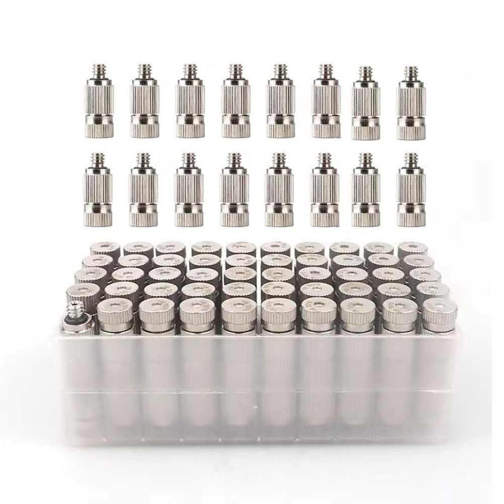 Buses de brumisation haute pression 10/24 UNC laiton nickelé acier inoxydable serre