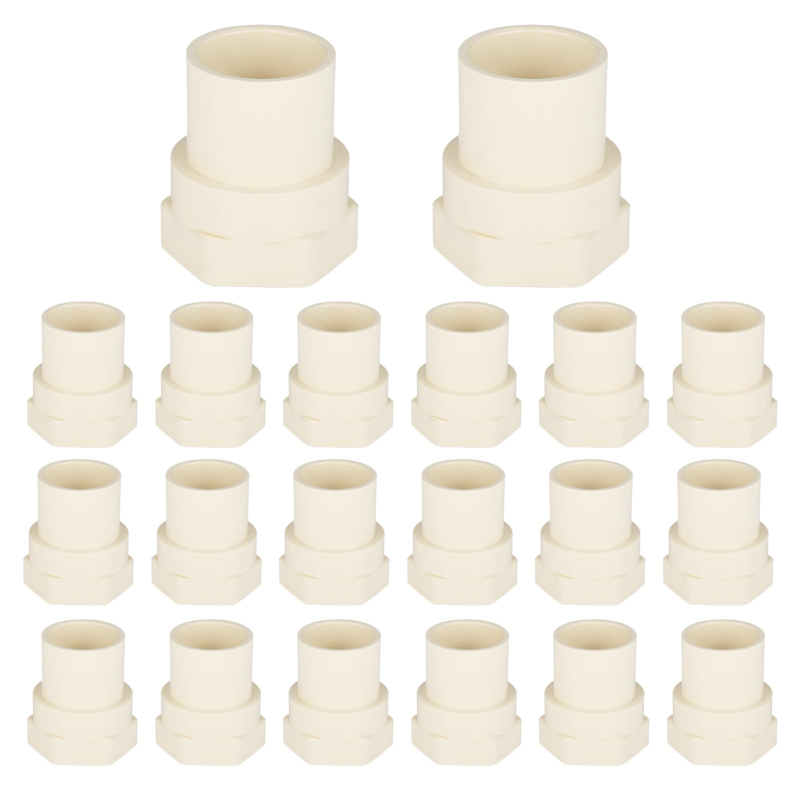 (20 Pack) EFIELD CPVC CTS Female Adapter Fittings, 1" Slip X 1" Female Thread