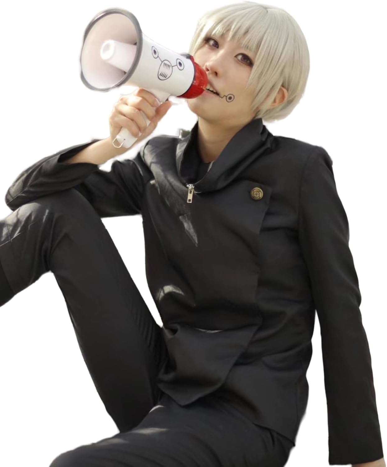 [BASETAKE] 呪術廻戦 コスプレ衣装 子供用 狗巻棘 いぬまき とげ 呪術高等専門 変装 人気 じゅじゅつかいせん コスチュ