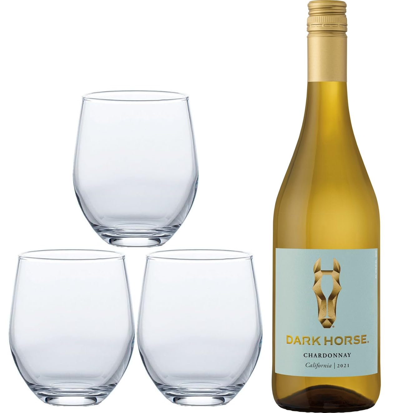 Toyo Sasaki Spritzer Wine Glass Set of 3 10oz Dishwasher Safe Japan