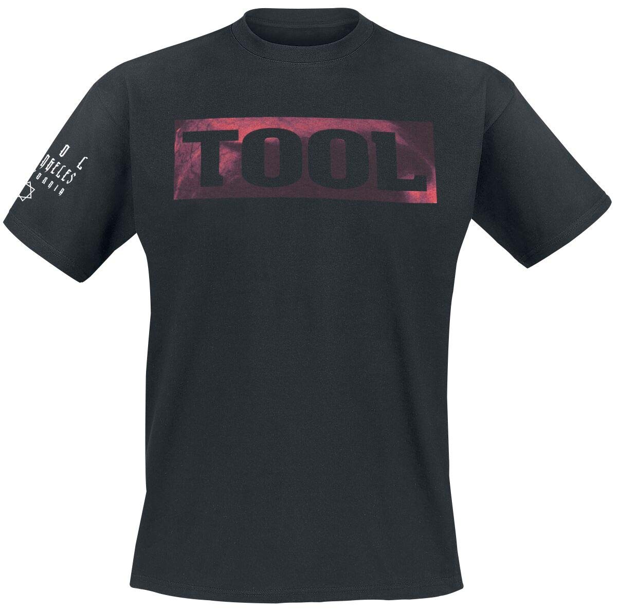 TOOL 10,000 DAYS (LOGO) T-Shirt, Front & Back Print X-Large BLACK