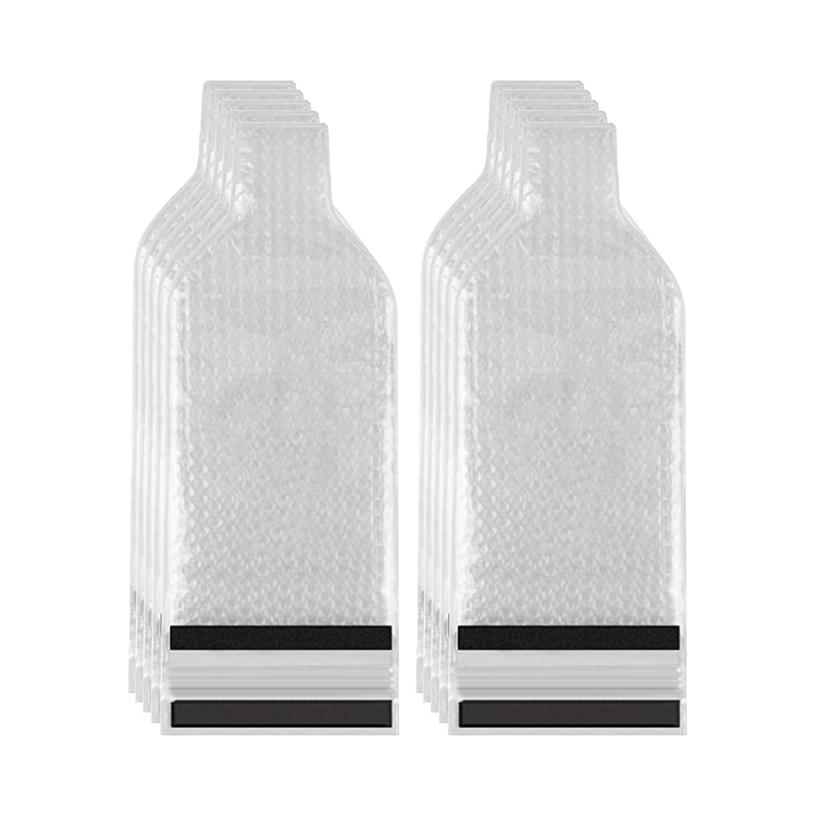 alitadeReusable Wine Bag - 10Packs Wine Bottle Travel Protector for Travel Glass Bottle Bags,Double Layer Bubble Cushioning Wrap Suit for Airplane Car Cruise Protection Luggage Leak-proof