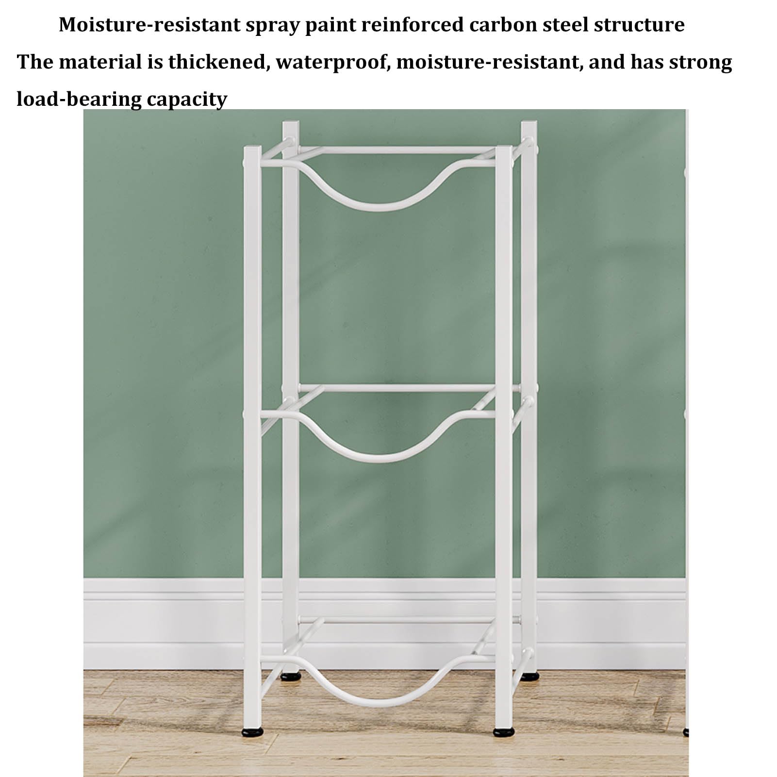 Heavy Du 5 N - Estante para botellas de agua, apilable, soporte para enfriador de doble fila, soporte dispensador de agua