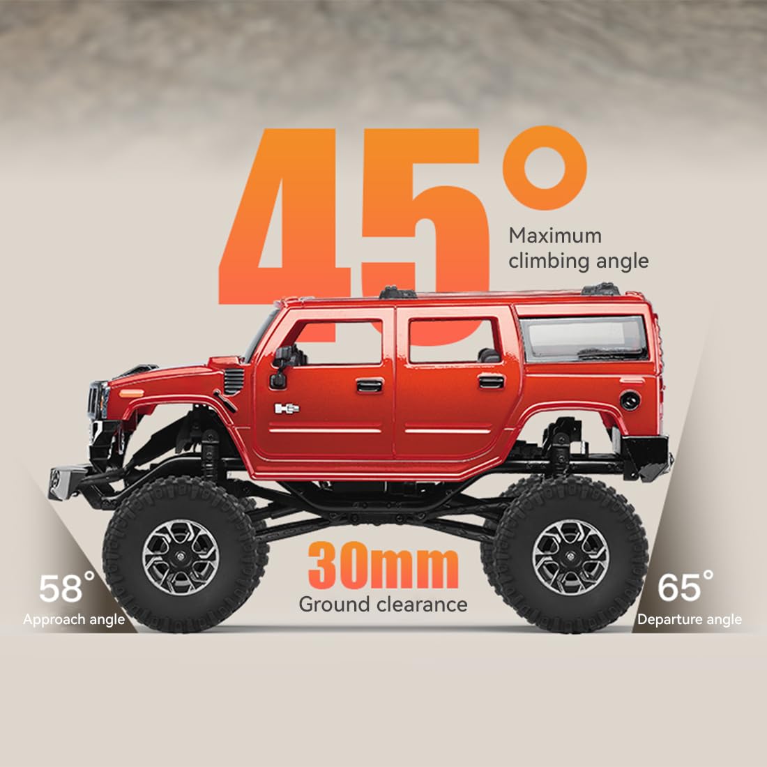 Rc Rawler, auto fuoristrada radiocomandata a tempo pieno, scala 1/24, 2,4 G, 4 WD full-proporzionale, regalo per gli uomini (versione RTR/edizione A)