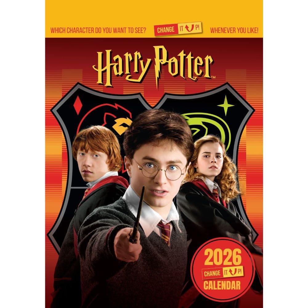 HARRY POTTER 2026 A3 CHANGE IT UP CALENDAR 9781835274477