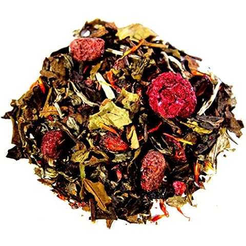 Nelson's Tea - Raspberry Pomegranate - White Loose Leaf Tea Cover