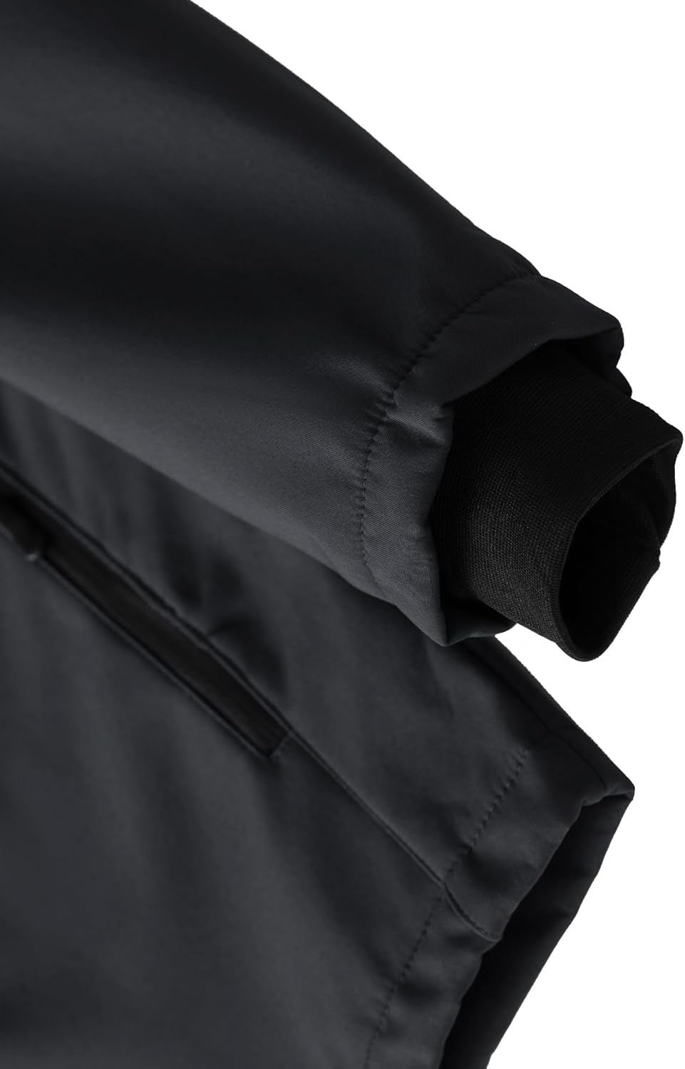 GGleaf Men's Softshell Jacket with Hood Waterproof Windbreaker Lightweight Rain Shell Jacket for Outdoor Hiking - Image 8