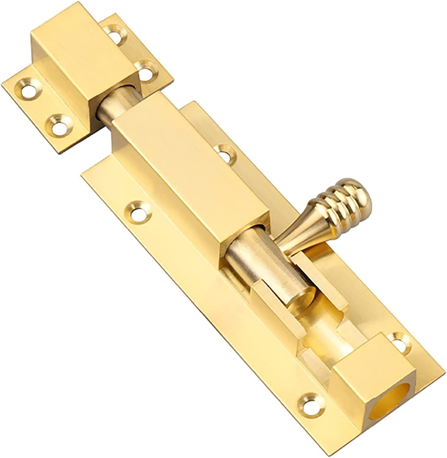 NVSFZGIYG Door Lock,Gate Bolt Stainless,Slide,Upgraded Latch, Thickened Steel Sliding for, Brushed Finish