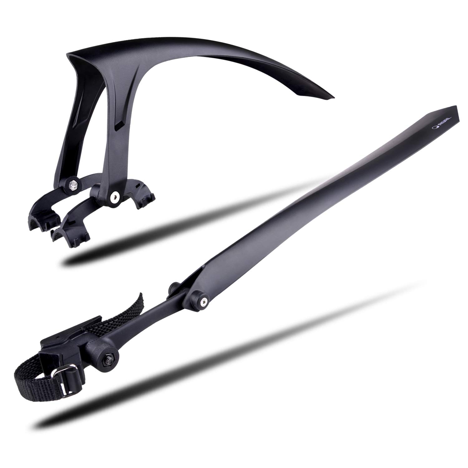 RBRL 700c Road Bike Mudguard, Bicyle Mudguard for Folding Bike, Quick-Release Adjustable Road Bike Fender Set, 5.11oz