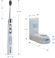 Vista 10 de Sonic-FX Solo - Cepillo de dientes eléctrico, 3 modos de cepillado, con temporizador automático inteligente, incluye 2 cabezales de cepillo