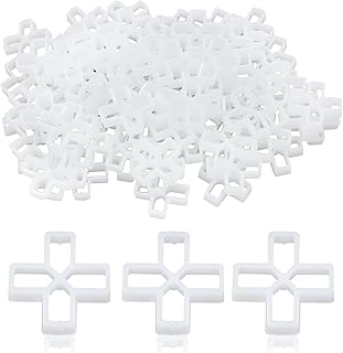 200 Pieces Tiles Spacer 10mm Cross Shaped Tile Spacers Paving Spacers Hollow Structure Hollow Structure for Wall Tiling Accurate 10 mm Joints Between Patio