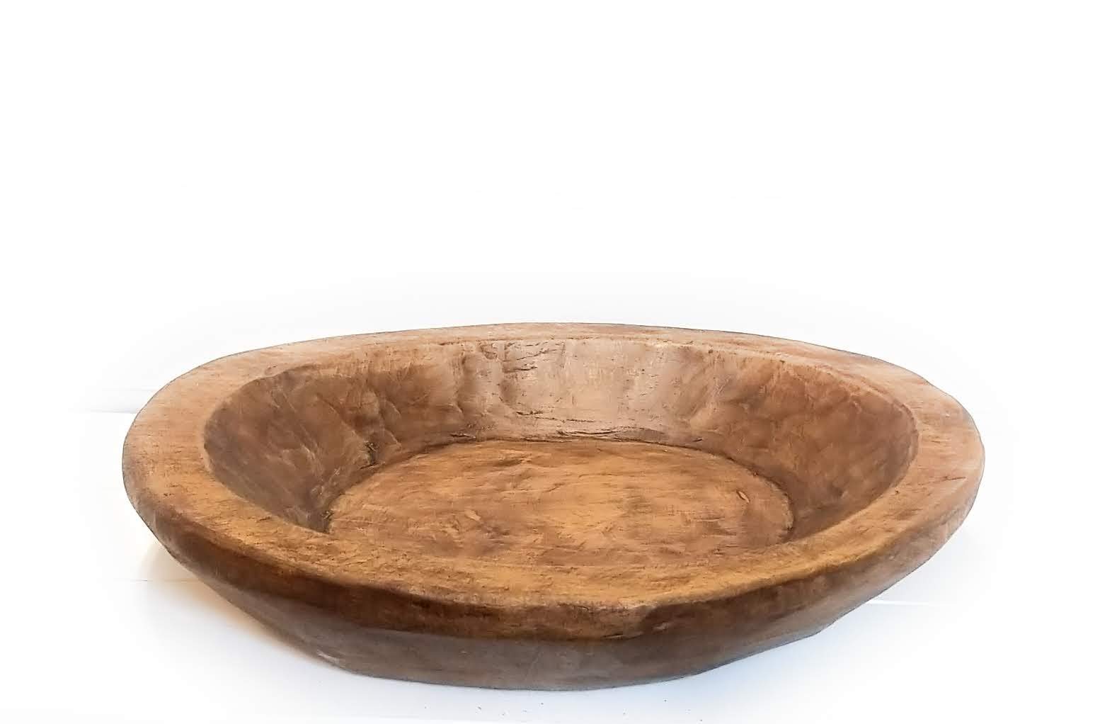 Round Wooden Bowl Dough Bowl- The Ponderosa