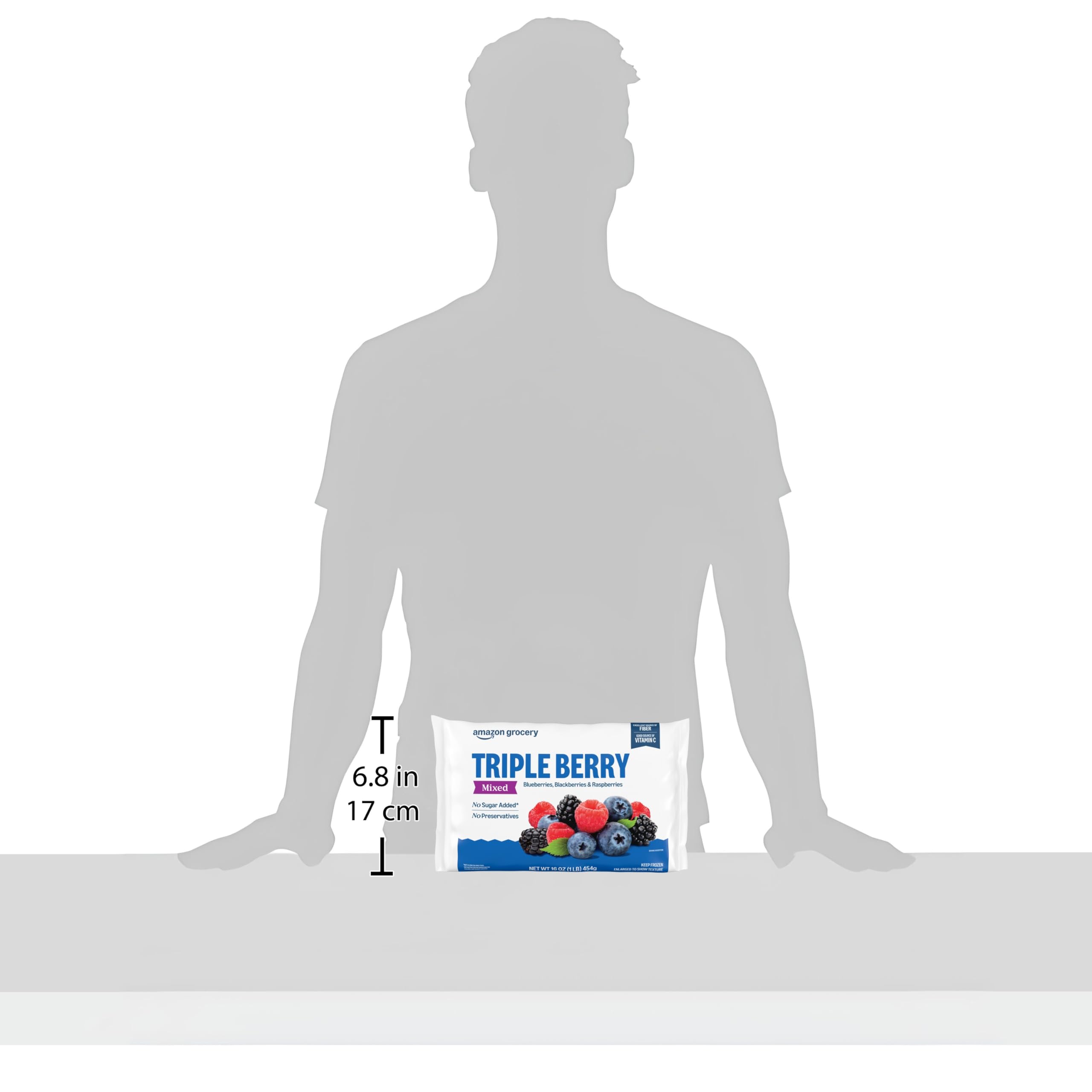 Amazon.com: Amazon Grocery, Triple Berry Mix, 16 Oz, Frozen