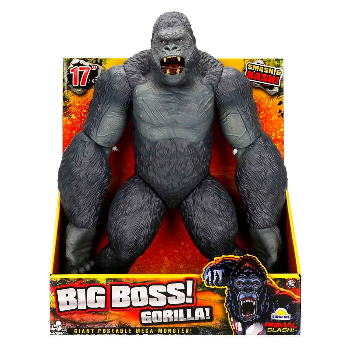 Amazon.com: Lanard Primal Clash! Big Boss Gorilla! - 17'' Action