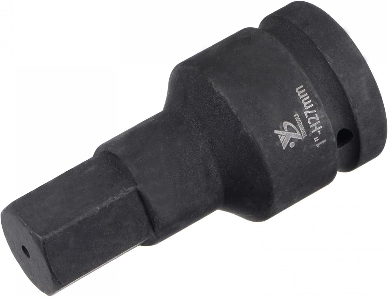 Premium Impact Hex Bit Socket,1" Drive 102mm Length CR-MO Steel Metric Sizes Square Drive Sockets,27mm