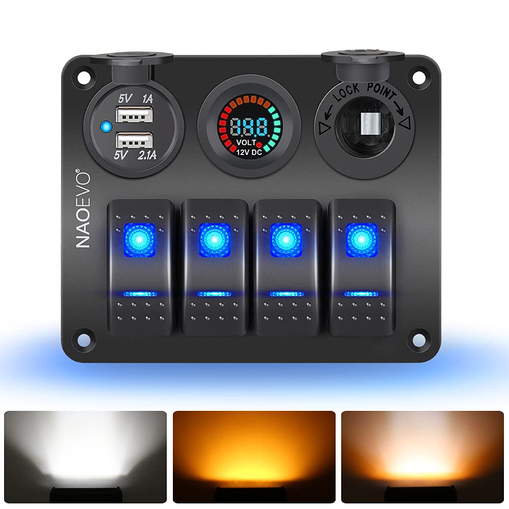 Interrupteur à Bascule Lucas 24V Avec Cadre De Montage - SPB476, Choix D’autocollants, Garantie 1 An